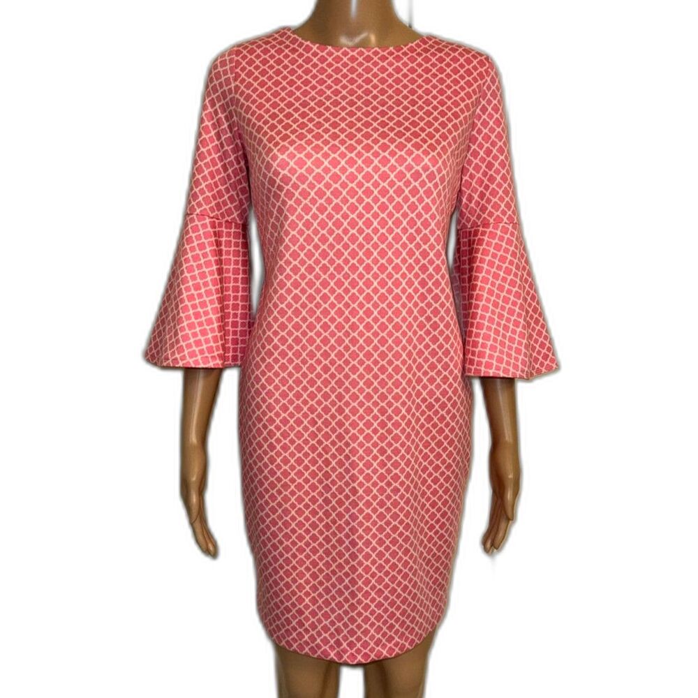 Tyler Boe Retro Style Bell Sleeve Dress NWOT